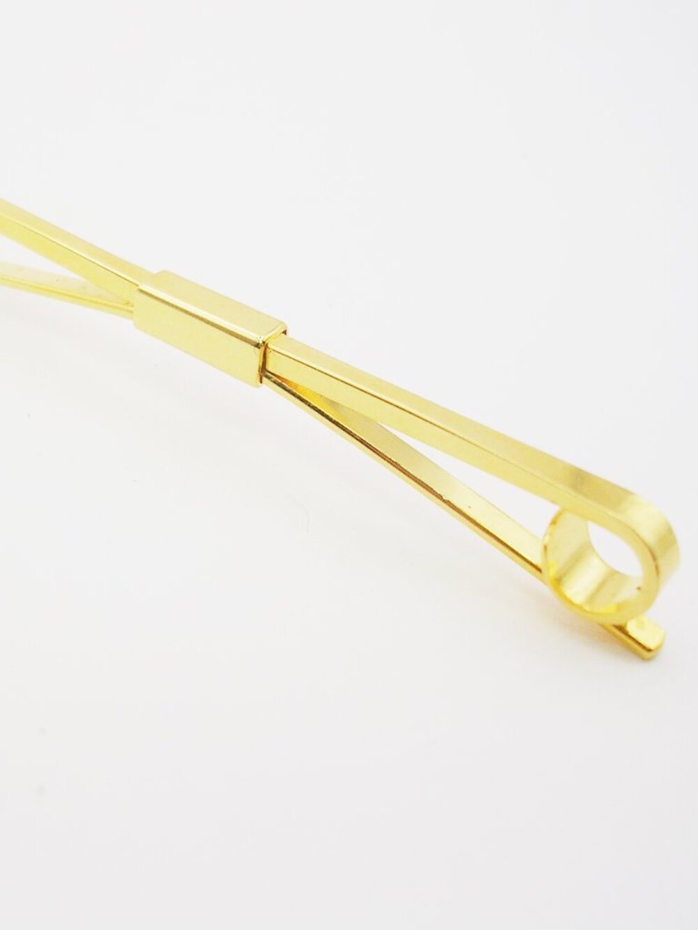 Vintage Collar Bar gold tone slide on Men Suit Accessory Formal Wear